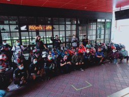 NgabubuRide Prokes, Kegiatan Seru Komunitas Honda CBR di MPM Riders Cafe Surabaya