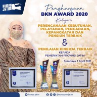 Penghargaan Ini Wujud Bahwa Kinerja Layanan ASN di Jatim On The Right Track