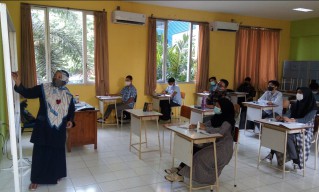 Sekolah di Sidoarjo Ini Mulai Uji Coba Pembelajaran Tatap Muka di Tengah Pandemi Covi-19