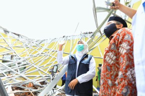 Pasca Gempa Jatim Selatan, Gubernur Khofifah Minta Warga Waspadai Bencana Lain