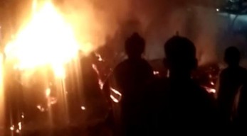 Istri Pak RT Lupa Matikan Kompor, Dapur Rumah Ludes Terbakar