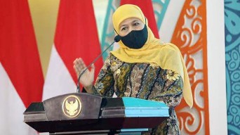Gubernur Khofifah Rasakan Gempa Saat Hadiri Acara di Islamic Center