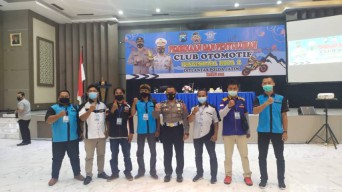 MPM Honda Motor Bersama Ditlantas Polda Jatim  Sosialisasikan Etika Berlalu Lintas