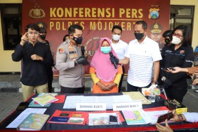Tarmiati Alias Mia, Penipu Berkedok Arisan Lebaran hingga Rp 1 Miliar Dibekuk Polres Mojokerto
