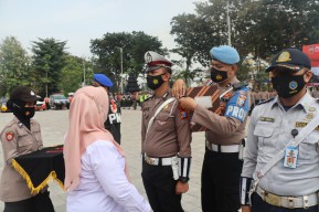 Ratusan Personil Gabungan Siap Amankan Gresik Jelang Hari Raya Idul Fitri 2021