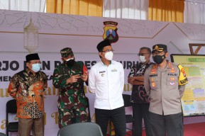 Bupati Sidoarjo Kunjungi Check Point Penyekatan Mudik