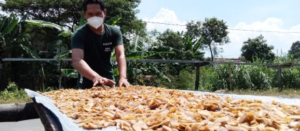 Setahun Dihantam Pandemi, Kini Bisnis Kerupuk Rambak Tulungagung Mulai Bangkit