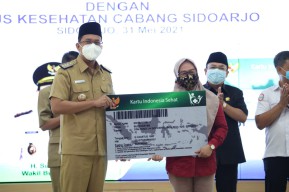  Bupati Muhdlor : Mulai Bulan Juni BPJS Kesehatan Kelas 3 Iurannya Ditanggung Pemkab Sidoarjo