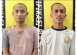 Kepergok Nyuri Motor Langsung Diteriaki Maling, Dua Pelaku Kelenger Dihajar Massa