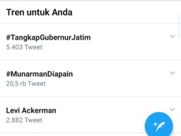 Hastag #TangkapGubernurJatim Jadi Trending Topik