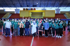 Atlet Puslatda New Normal Jatim Dapat Wejangan Arumi Bachsin, Begini Katanya.