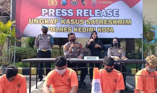 Main Keroyok dan Rampas Kendaraan, Geng Debt Colector Kediri Dicokok Polisi