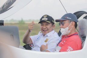 Bupati Jember Ikut Mengudara Bersama Tim Garuda Terbang