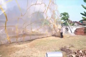 Balon Udara Sepanjang 20 Meter di Ponorogo Diamankan Polisi, 4 Orang Diringkus