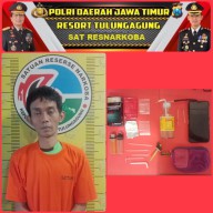 Salahgunakan Narkoba, Sopir dan Temannya Diringkus Satreskoba Polres Tulungagung