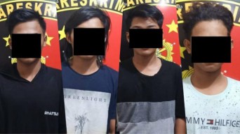 Tiga Pelajar dan Satu Pekerja Serabutan Garong 8 Lapotop Madrasah di Mojokerto