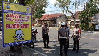 Rawan Laka Lantas, Jalan Pahlawan Tulungagung Menjadi Blackspot