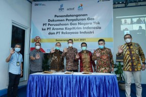 Dukung Peningkatan Produksi Migas Nasional, PGN dan Rekind Teken Kerjasama Pemanfaatan Gas dari JTB