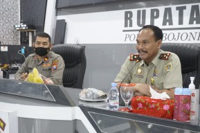 Percepatan PTSL dan Legalisasi Aset, Polres dan BPN Bojonegoro Tekan MoU