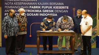 Petrokimia Gresik dan Polowijo Gosari Indonesia Sepakat Kaji Pendirian Pabrik Pupuk Kieserite