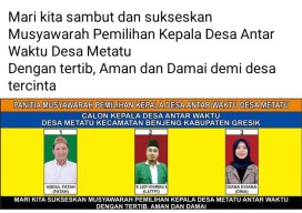 Pilkades PAW di Gresik, Desa Metatu Dipimpin Perempuan Single Berlatar Belakang Pengusaha Mebel