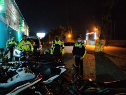 Bikin Bising, 25 Motor Kenalpot Brong di Tulungagung Ditilang Polisi