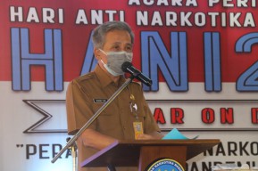 Peringati Hari Anti Narkoba 2021, BNN Sidoarjo Launching Desa Bersinar