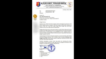 Banyak Nakes Terpapar, RS William Booth Surabaya Lockdown