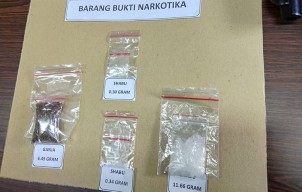 HANI 2021, BNNK Nganjuk Amankan Kurir Sabu Magetan