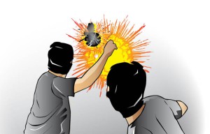 Gak Ada Hujan dan Angin, Pria Probolinggo Ini Dilempar Bom Bondet