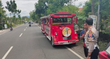 Polisi Ponorogo Tindak Kereta Kelinci yang Beroperasi di Jalan Raya