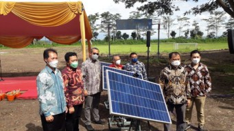 Kontrol Kebocoran Air, Perumda Tugur Tirta Malang Gunakan Panel Surya
