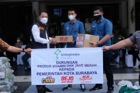 Terus Mengalir, Pemkot Surabaya Terima Bantuan dari Lima Perusahaan Sekaligus