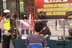 Tekan Angka Pelanggaran Prokes, Nganjuk Gencarkan Operasi Yustisi