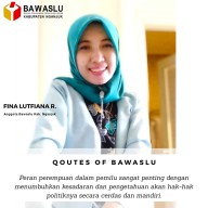 Di Saat Pandemi COVID-19, Bawaslu Ajak Perempuan Ikut Berperan Awasi Pemilu