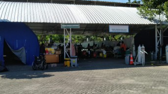 Satu Tenda Kembali Dipasang di RSUD dr Harjono