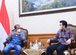 Bertemu Wamenkumham RI, Wagub Emil Bahas Lapas Porong, HAKI Hingga Nostalgia Siswa Teladan
