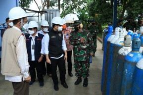 Lanud Iswahjudi Produksi Oksigen Bantu Penanganan Covid-19
