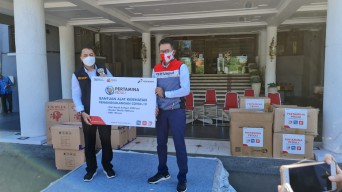 Pertamina Terus Dukung Pemkot Surabaya, Saat Pandemi Belum Kunjung Usai