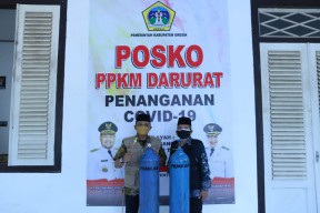 Posko Darurat di Pulau Bawean  Dilengkapi Refill Oksigen Medis