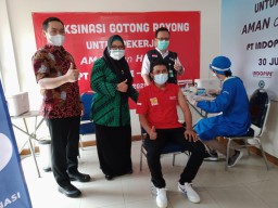 Bantu Pemerintah Capai Herd Immunity, PT Indopipe Gelar Vaksinasi Gotong Royong