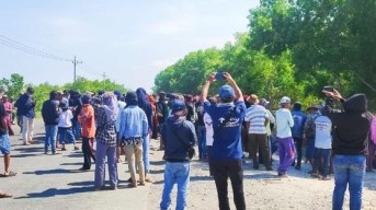 Tambak Udang Kepanjen Jember Didemo Warganya