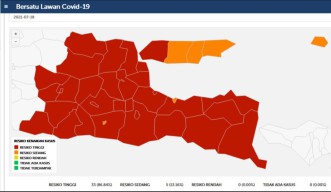 Waspada 33 Kota Kabupaten Jatim Masih Zona Merah Covid-19