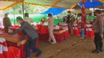 Warga Munjungan Trenggalek Nekat Gelar Hajatan, Dibubarkan Satgas Covid-19 dan Dites Swab