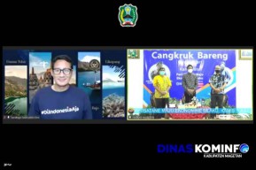 Bupati Magetan Kang Woto dan Manparekraf Bang Sandi Bahas Potensi Wisata Magetan