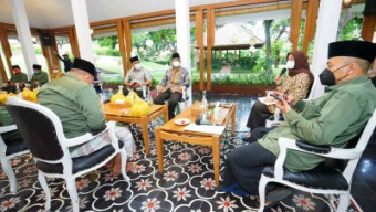 Ketua PCNU Banyuwangi Ketemu Bupati, Ngomong Serius Soal Pendidikan Masa Pandemi