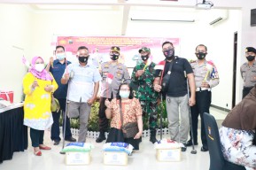 Polres Ponorogo Vaksinasi Difabel dan ODGJ