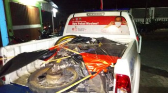 Tersangkut Benang Layang-layang, Pemotor Blitar Tewas Menabrak Pohon