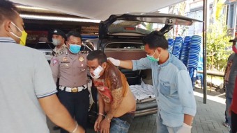 Maling Motor Apes, Ditinggal Teman Dan Dihajar Warga Hingga Babak Belur