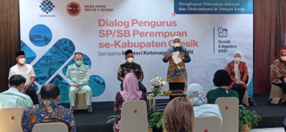 Kunjungi PT Smelting, Menaker Sampaikan Masalah Penghapusan Pelecehan Seksual dan Diskriminasi